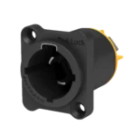 ProX Seetronic IP65 waterproof power-out connector socket with sealing cover, front view