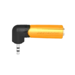 ProX Seetronic 3.5mm male to 1/4 inch female right-angle stereo adapter connector detail