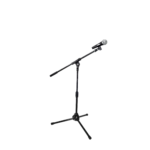 ProX PX-T-MIC05 short tripod microphone stand with adjustable boom arm detail view