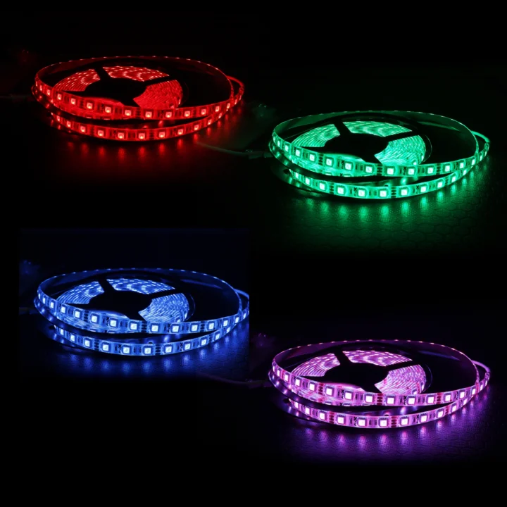 ProX Smart LED flexible lighting strip kit showing dual 16.5 foot strips with control connectors and mounting hardware