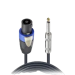 ProX 50 foot speaker cable with SpeakON connector and 1/4 inch TS male end, 12AWG gauge