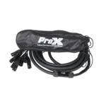 ProX 20 foot XLR stage box snake with 8 XLR connectors and professional audio connections