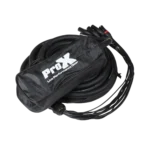 ProX 25 foot XLR stage box snake with 8 XLR and 2 RJ45 Cat5e connectors detail view