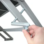ProX StageQ 2 foldable stage step in use on professional stage setup