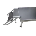 ProX StageQ 2 adjustable stage step platform showing folded position and side profile construction