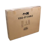ProX StageQ 3 Step platform close-up showing heavy duty construction and safety rail detail