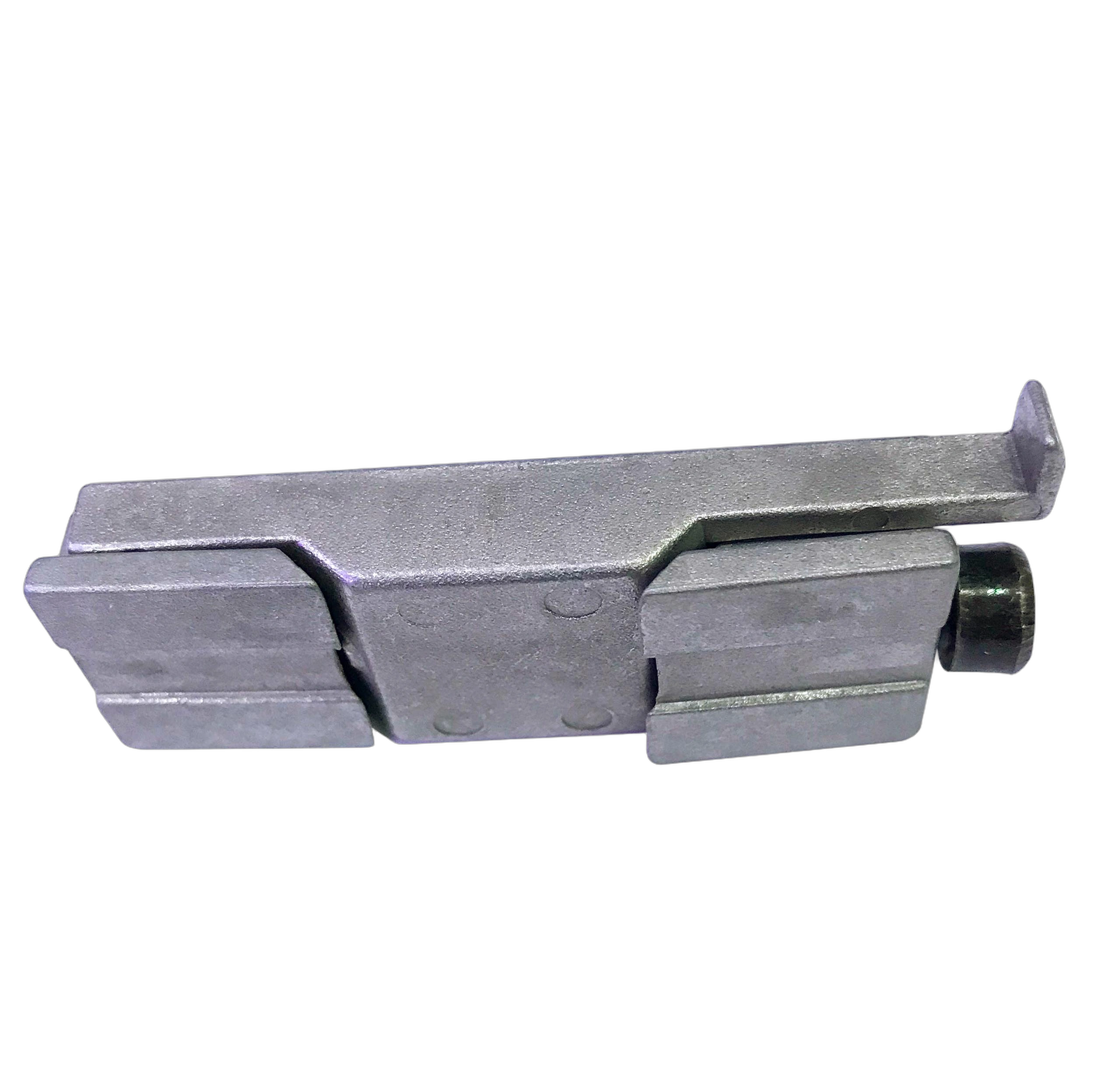 ProX StageQ Deck Security Clip Front View ProX StageQ Deck Security Clip metal fastening mechanism front angle view