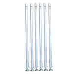 ProX StageQ adjustable stage leg with 2 inch tubing, 60 inch tall, front view
