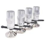 ProX StageQ leg for XSQ staging system, 8 inch height with 2 inch tubing construction detail