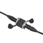ProX Tactical IP65 waterproof RJ45 ethernet coupler showing side profile with sealed connector housing