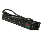 ProX TARA 6-outlet Edison power distribution box with True1 connectors and LED display panel