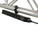 ProX TARA power distribution box LED voltage and current display panel close-up detail
