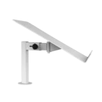 ProX universal CDJ player mounting stand white finish front view for B3 DJ table workstation