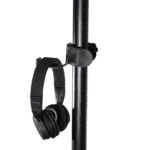ProX universal clamping headphone hanger rear panel showing mounting bracket and clamp mechanism