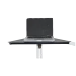 ProX universal corner shelves for DJ facades black finish rear panel mounting detail