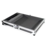 ProX universal flight case with diced foam interior holding professional audio mixer in studio application