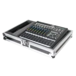 ProX universal flight style road case with diced foam designed for mixers up to 14 inch by 17 inch