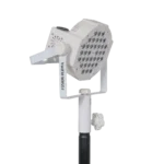 ProX 35mm universal compact single stud lighting M8 mount rear panel showing mounting hardware and specifications