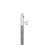 ProX 35mm universal compact single stud lighting M8 mount for speaker stands, white finish