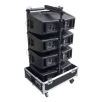 ProX universal line array speaker flight case with reinforced handles and protective padding for RCF HDL30 HDL20 JBL SRX910LA
