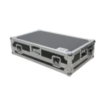 ProX universal mixer road case rear panel showing cable management and ventilation ports