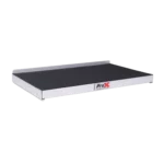 ProX universal sliding laptop shelf add-on for MK2 combo rack mount mixer cases, detail view