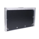 ProX universal sliding laptop shelf mounted on ProX MK2 combo rack case with laptop positioned for live mixing
