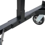 ProX universal rolling stage dolly cart loaded with stacked stage platforms in professional venue setup