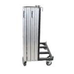 ProX universal portable rolling stage dolly cart dimensional diagram specifications for 4x4 and 4x8 foot platforms