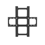 ProX universal TV mounting bracket designed for B3 DJ table workstation, supports up to 55 inch displays