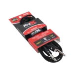 ProX USB-C to dual 1/4 inch TS audio cable connector ends close-up detail