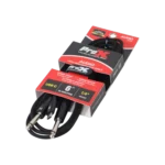 ProX 6 ft USB-C to dual 1/4 inch TS audio cable with connectors visible
