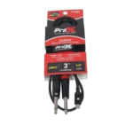ProX 3 ft USB-C to dual 1/4 inch TS audio cable with connectors displayed