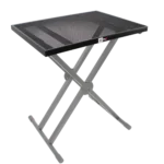 ProX utility keyboard X stand table top add-on with adjustable support frame and mounting hardware detail