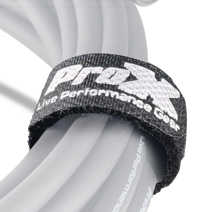 ProX Velcro cable ties 5-pack bundle displayed with reusable fastening straps