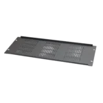 ProX ventilated 4U rack panel showing cooling vents and mounting hardware detail