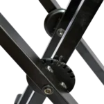 ProX X-style keyboard stand double unit dimensional specifications and measurements diagram