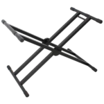 ProX X-KSD200 double X-style keyboard stand with ergo easy lock mechanism and dual tier support