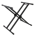 ProX X-KSD200 double X style keyboard stand with ergo easy lock mechanism detail view