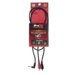 ProX XCP-CMR03 audio cable showing connector detail and cable construction quality