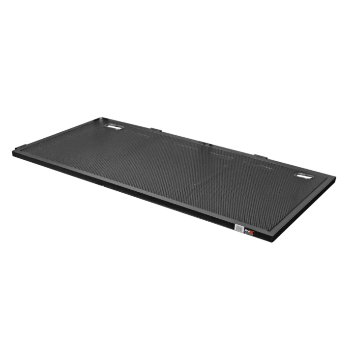ProX large ventilated replacement shelf for XF-VISTA DJ facade workstation black finish front view