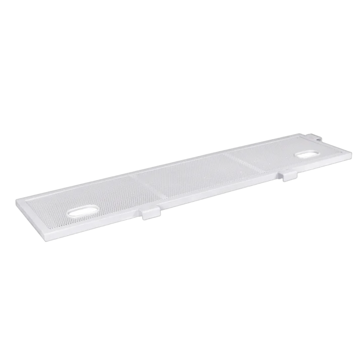 ProX small ventilated replacement shelf for XF-VISTA workstation, white finish with metal frame