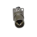 ProX XLR female to male adapter connector with panel mount threading and gold contacts