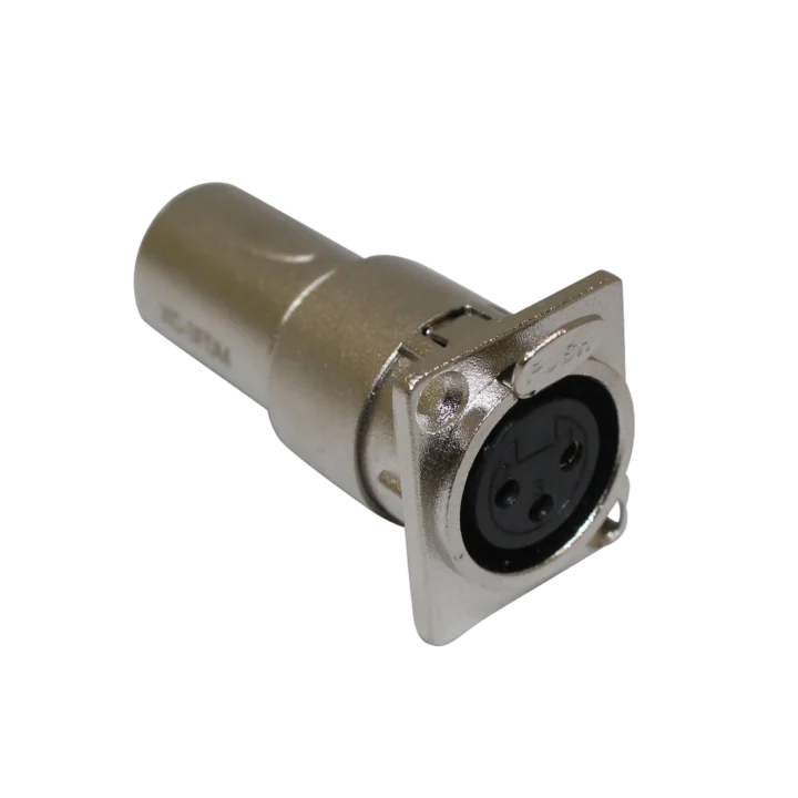 ProX XLR female to male adapter connector for panel mount installation applications