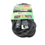 ProX 25 foot XLR-to-USB audio cable showing XLR female connector and USB end