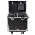 ProX XS moving head case dimensional specifications diagram showing width depth height measurements