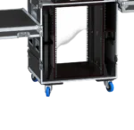 ProX XSM-AV16UW video control workstation flight case 16U rack dimensional specifications diagram