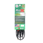 ProX 5 foot Y-cable with 1/4 inch TS mono connectors showing dual split configuration