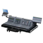 ProX flight case for Yamaha Rivage PM7 PM10 audio console mixer with doghouse and wheels