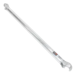 ProX Z Frame 1 meter aluminum pole with stage clamps for StageQ MK2 series stages front view
